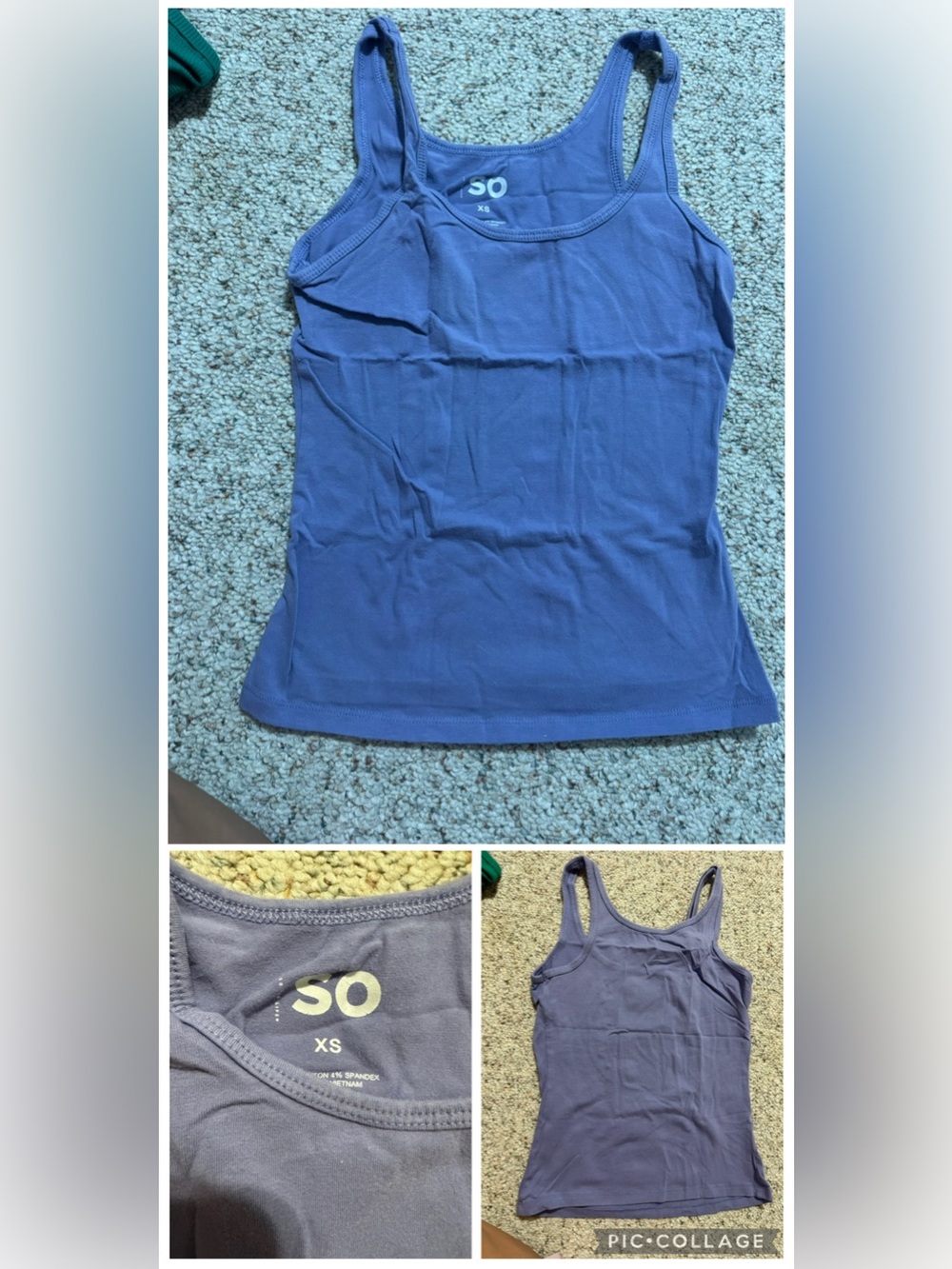 SO Lavender Scoop Neck Tank Top